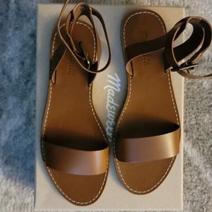 Madewell leather sandals size 9.5